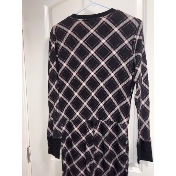 Victoria’s Secret argyle thermal onesie pajamas size M GUC - Picture 8 of 9